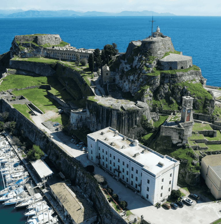 Corfu tours airport-port transfer van