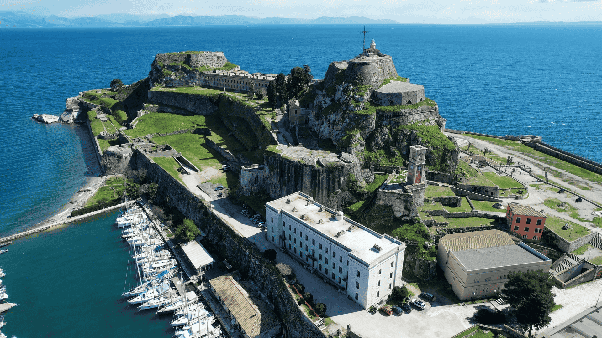 Corfu tours airport-port transfer van
