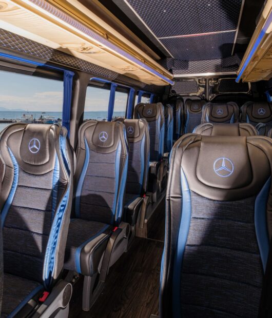 Corfu tours airport-port transfer van