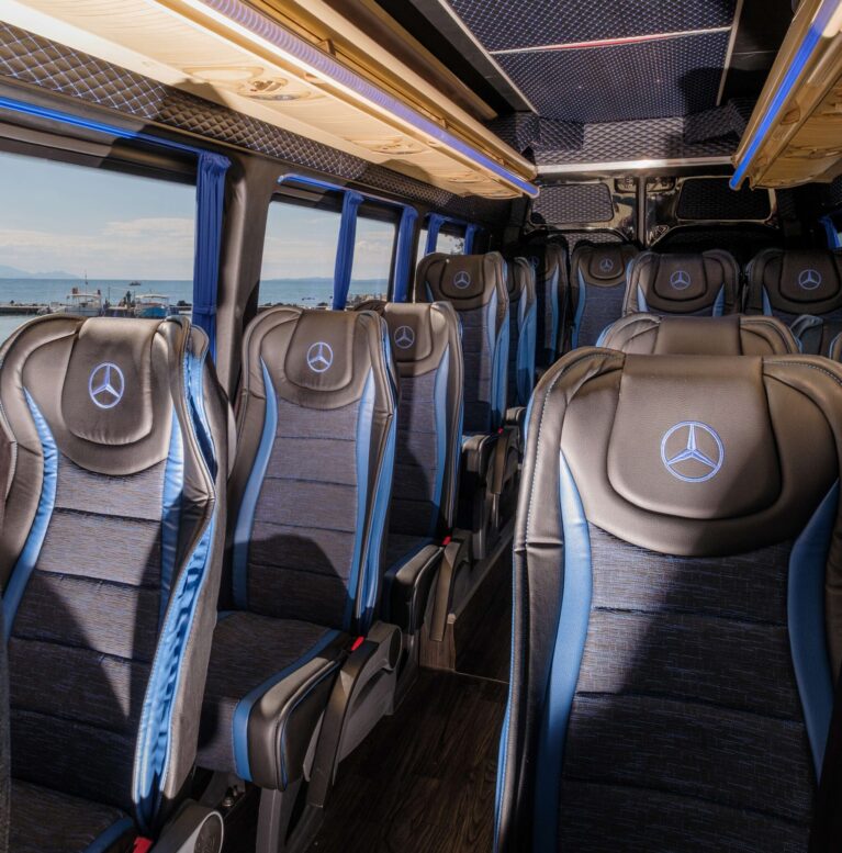 Corfu tours airport-port transfer van